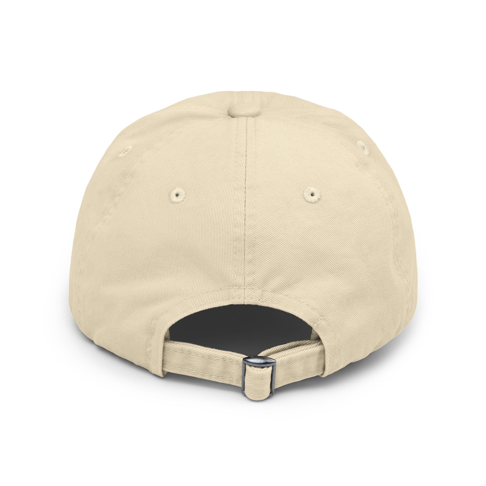 Distressed Dad Hat with Pink Classic Camper Logo